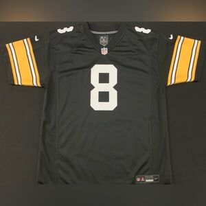 NWT Nike Kenny Pickett Pittsburgh Steelers Black Throwback Game Jersey Youth XL